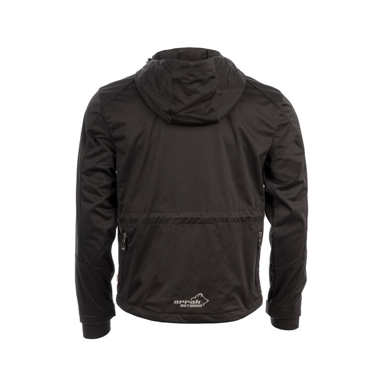 Arrak Softshell kabát - Fekete - Image 2
