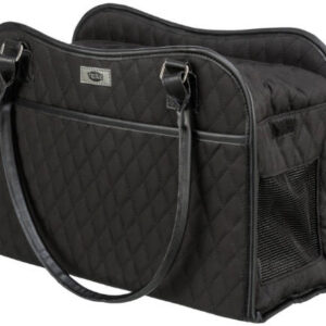 Trixie Amina - szállítótáska (fekete) kutyák részére (18x29x37cm)